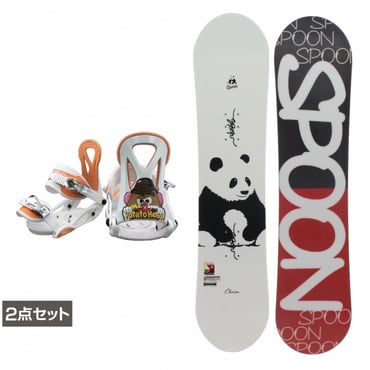 KIDS CHARM-WHT ＆ POTATO HEAD KIDS PH-05 WHT/ORG 板＋ビンディングセット