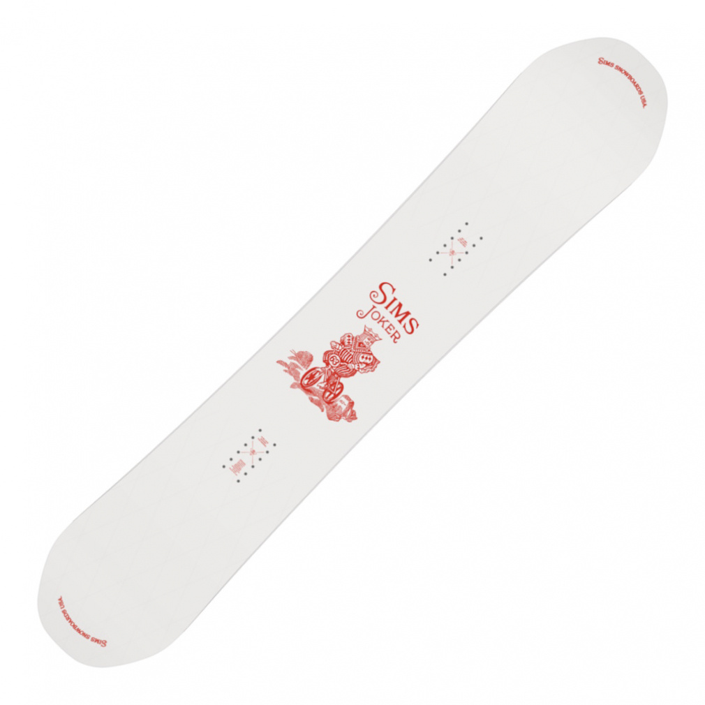シムス ジョーカージェイピーカラー_JOKER JP LTD COLOR 4570035282 WH 24-25年モデル メンズ スノーボード 板 スノボ : ホワイト SIMS