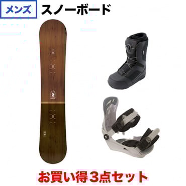 Kissmark スノーボードセット（ボード・ビンディング・ブーツ） kissmark キスマーク CITYCORAL TEAM ＆ CAUSE BK ジェネラスT