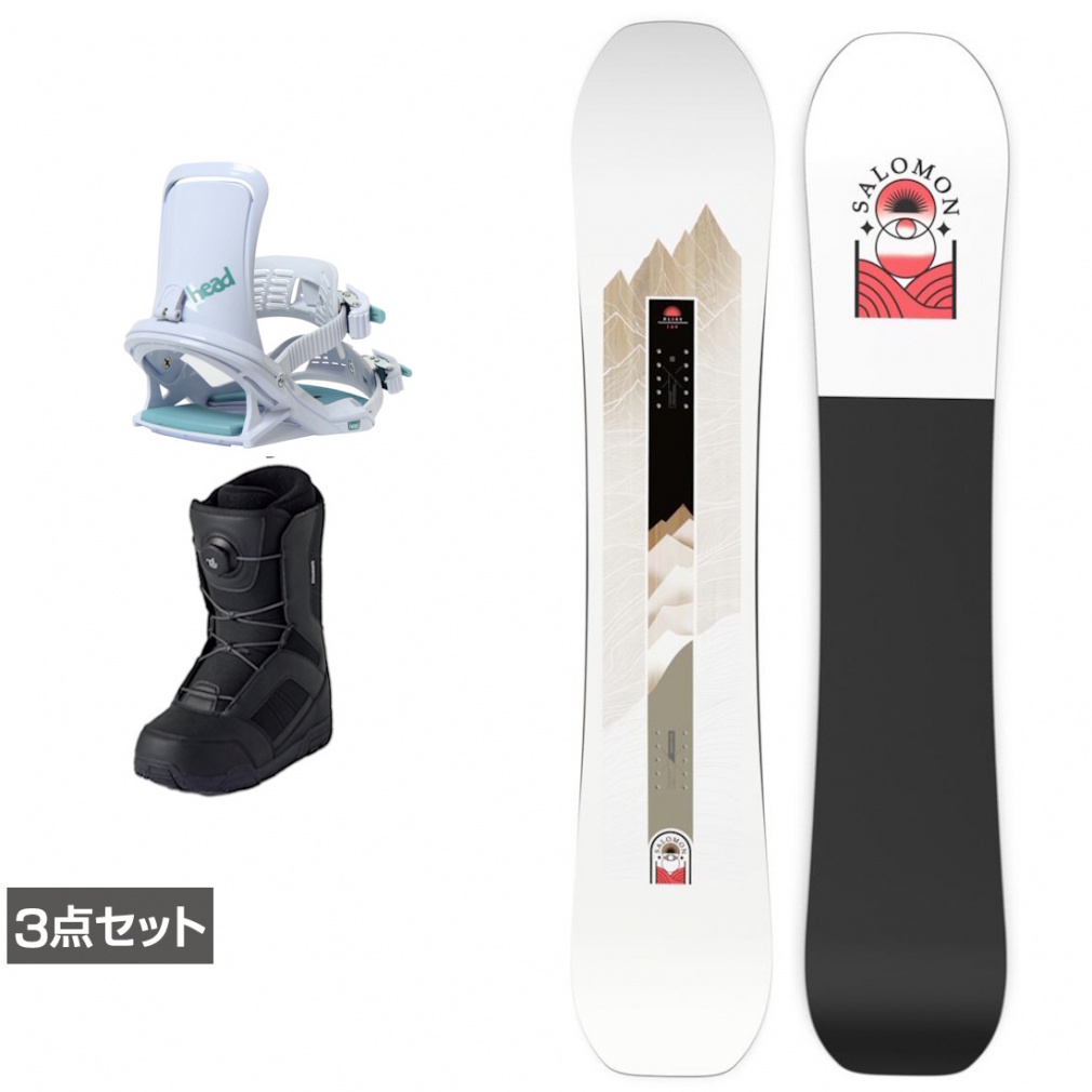スノーボードセット WRA156 FLUX ds30 サロモン synapse スノーボード