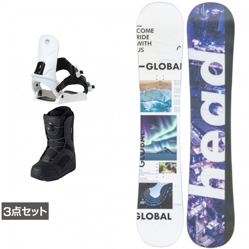 �w�b�h GLOBAL �� CAUSE �� JAFFE �u���b�N �{�r���f�B���O�{�u�[�c�Z�b�g 3�_�Z�b�g �X�m�[�{�[�h �X�m�{ 331644 5823710835 5836713034