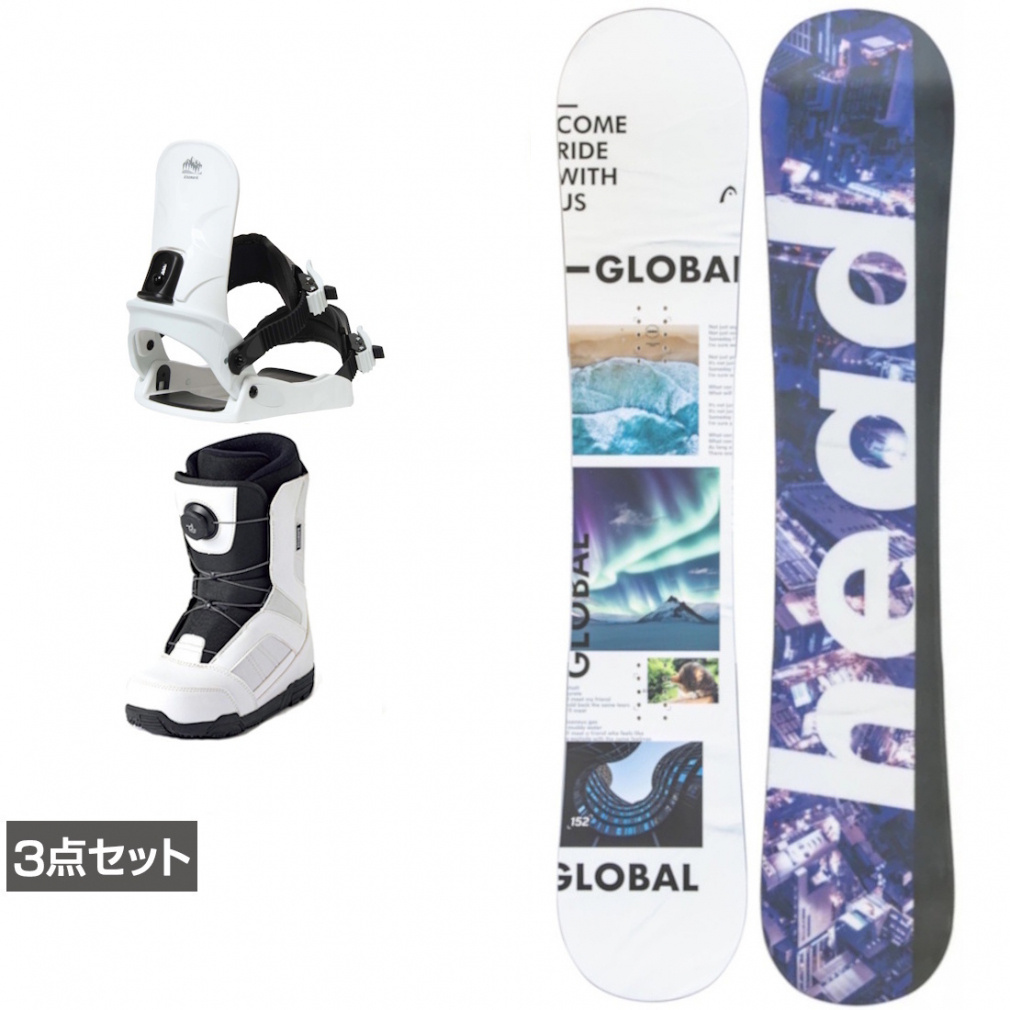 �w�b�h GLOBAL �� CAUSE �� JAFFE �z���C�g �{�r���f�B���O�{�u�[�c�Z�b�g 3�_�Z�b�g �X�m�[�{�[�h �X�m�{ 331644 5823710835 5836713234