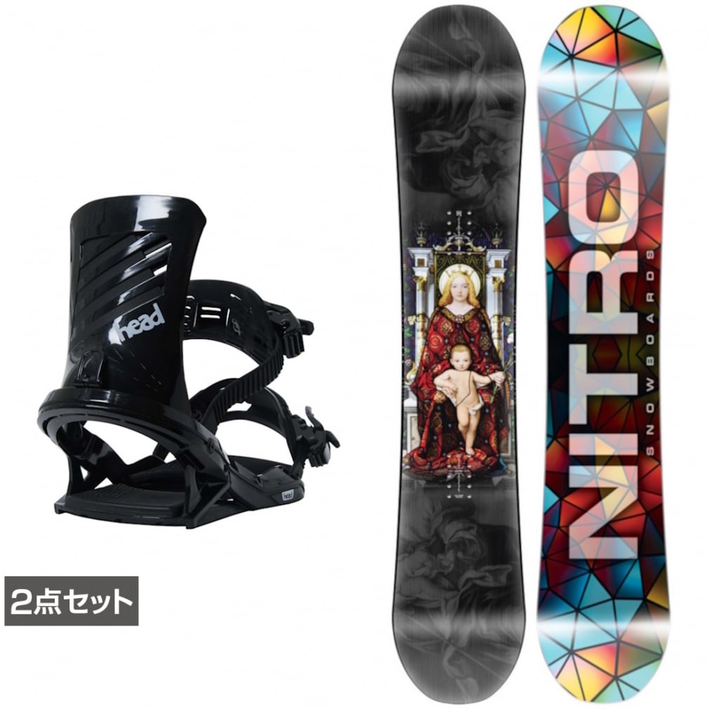 ナイトロ DEMAND LTD GULLWING ＆ FX ONE 板＋ビンディングセット 2点セット(146cm-M)