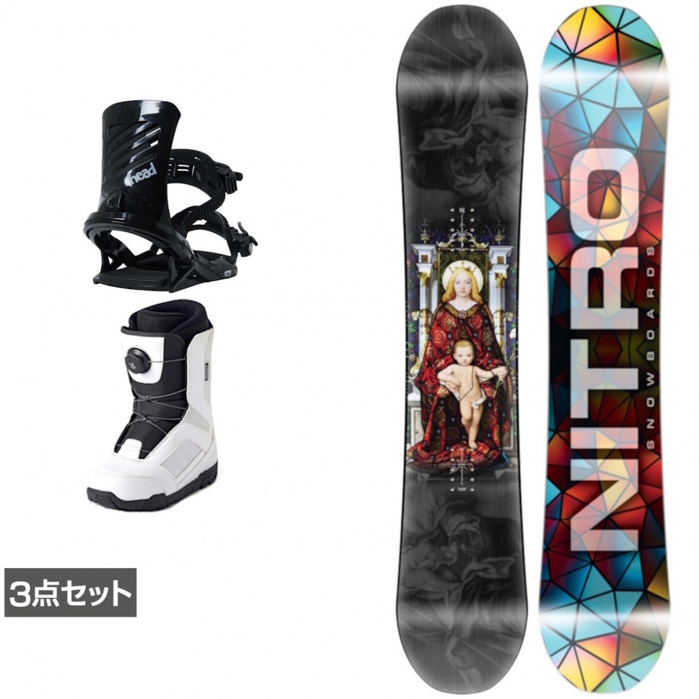 ナイトロ DEMAND LTD GULLWING ＆ FX ONE ＆ JAFFE ホワイト 板＋