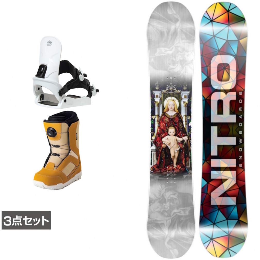 ナイトロ DEMAND LTD CAM-OUT ＆ CAUSE ＆ JAFFE ブラウン 板＋