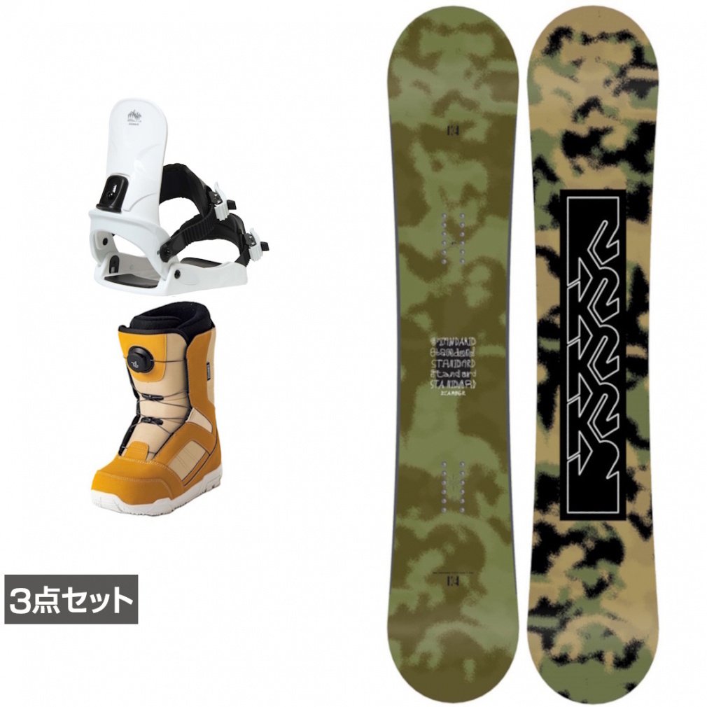 �P�[�c�[ STANDARD CAMBER �� CAUSE �� JAFFE �u���E�� �{�r���f�B���O�{�u�[�c�Z�b�g 3�_�Z�b�g �X�m�[�{�[�h KB24032800 5823710835