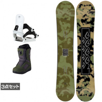 ケーツー STANDARD CAMBER ＆ CAUSE ＆ JAFFE カーキ 板＋ビンディング