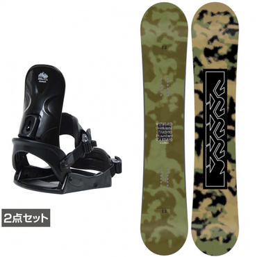ケーツー STANDARD CAMBER ＆ コーズ 板＋ビンディングセット 2点セット