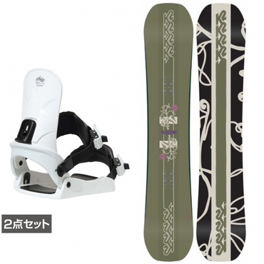 ケーツー LIME LITE ＆ CAUSE 板＋ビンディングセット 2点セット