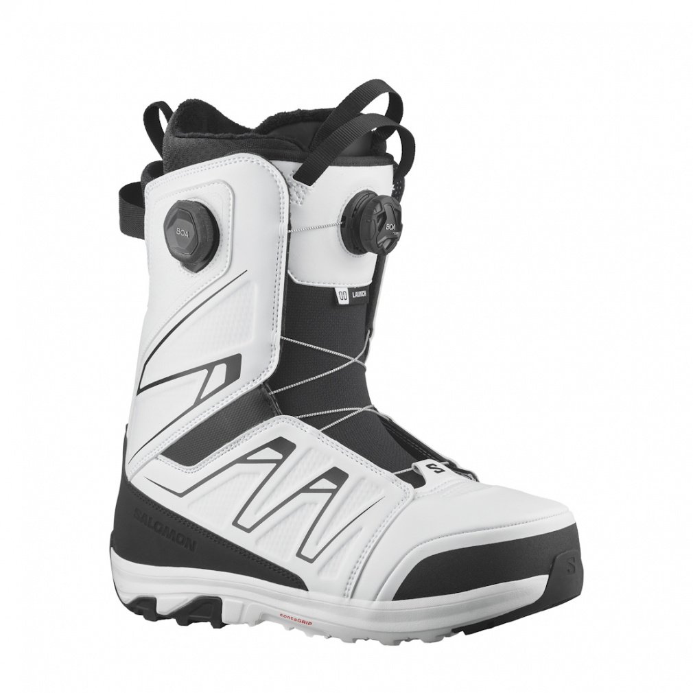 サロモン LAUNCH BOA SJ BOA_ L47537900 24-25年モデル メンズ スノーボード ブーツ スノボ : ブラック×ホワイト SALOMON
