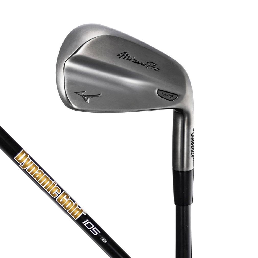 ミズノ Mizuno Pro M-15 Gray IP ゴルフ アイアンセット Dynamic Gold
