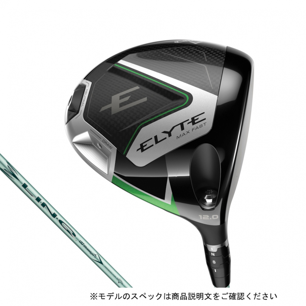 ELYTE MAX FAST LDY レディース ドライバー LIN-Q GREEN 40 for Callaway LDY(12゜-A)