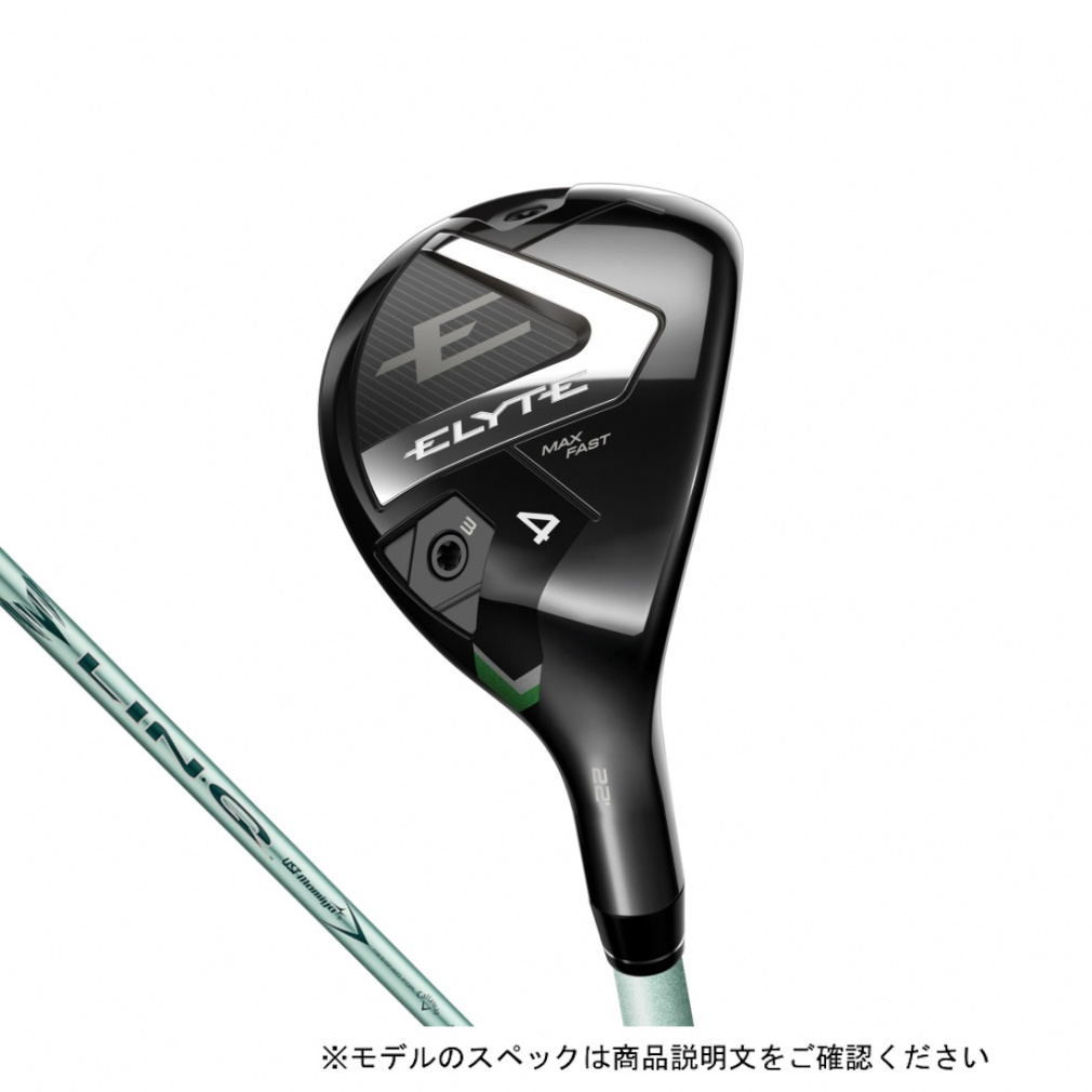 ELYTE MAX FAST LDY レディース ユーティリティ LIN-Q GREEN 40 for Callaway LDY(4UT-A)