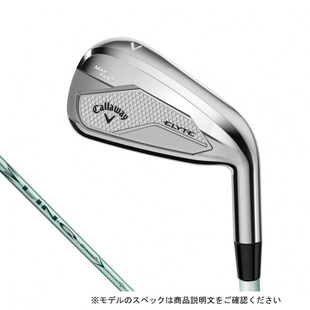 5本セット レディース ELYTE MAX FAST LDY LIN-Q GREEN 40 for Callaway LDY(--A)