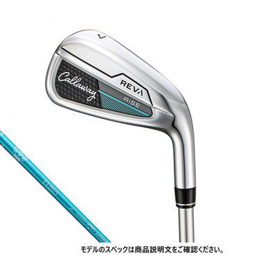 4本セット レディース REVA RISE アイアン ELDIO 40 for Callaway LDY