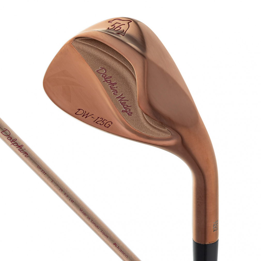 キャスコ DW-125G-PG-56 ドルフィンウェッジ DW-125G PinkGold for LADIES ロフト角：56°(セミグースネック)【限定カラー Dolphin DP-231 カーボンシャフト・フレックス：L】kasco DOLPHIN WEDGE[DW125GPG56] 返品種別A キャスコ レディース DW-125G ドルフィンウェッジ セミグースネック