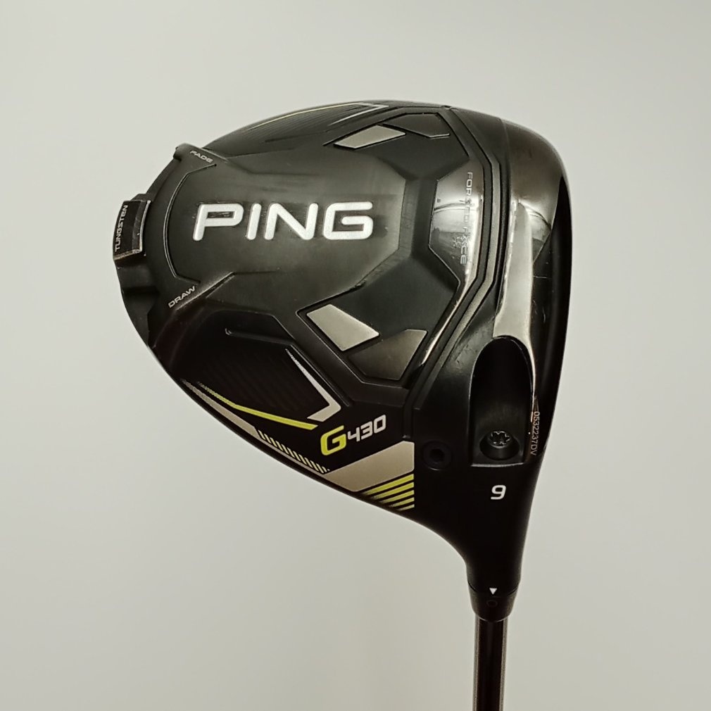 【中古品】PING G430 LST 9° Ping G430 LST 9 Driver Head Only with Head Cover Wrench used