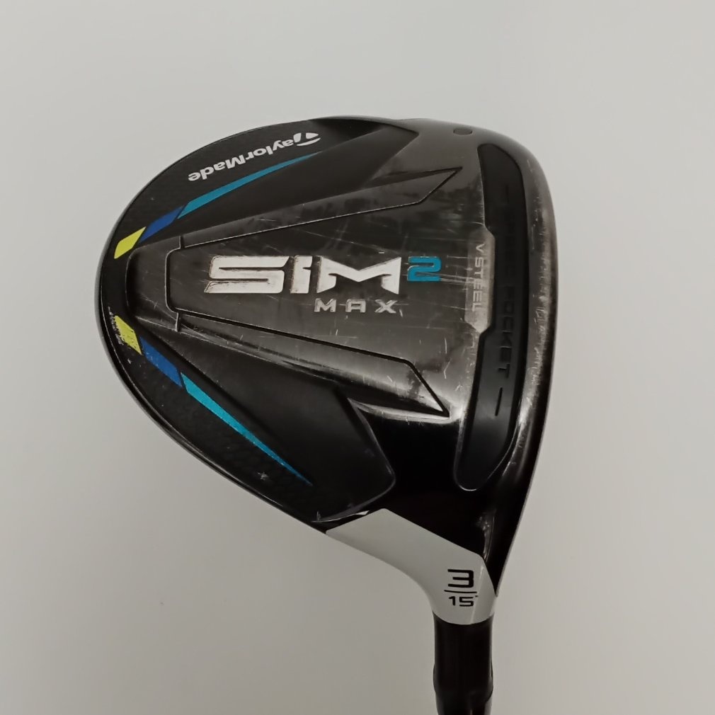 Driver TaylorMade SIM2 MAX 10.5° + Legno 3 15° TM50 SR – Buone Condizioni, Mancino (destro)