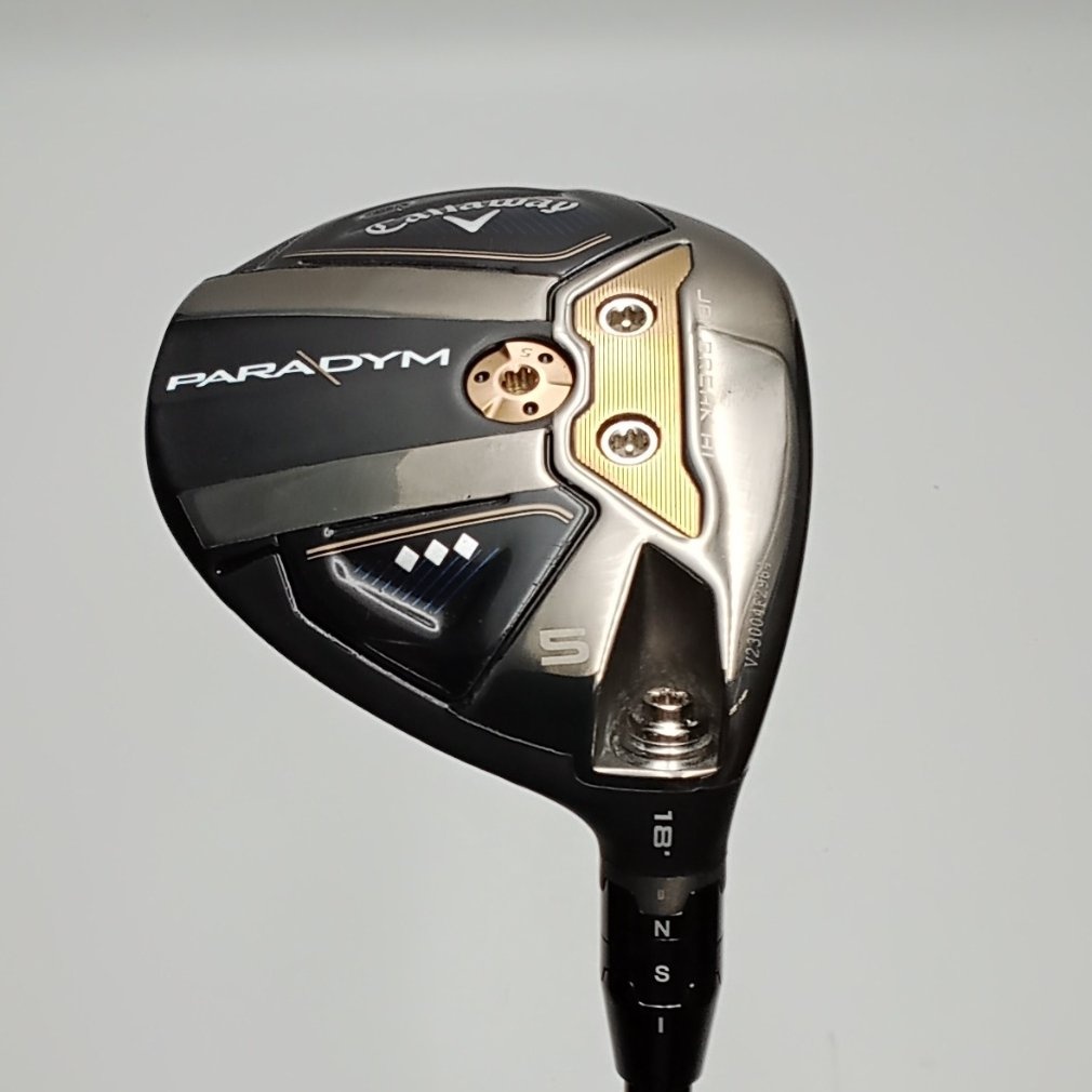最終値下げパラダイム　トリプルダイヤ　5W di 8x black PARADYM ◇◇◇ (ﾄﾘﾌﾟﾙﾀﾞｲﾔﾓﾝﾄﾞ) 5W 18° SR TENSEI 55 for Callaway