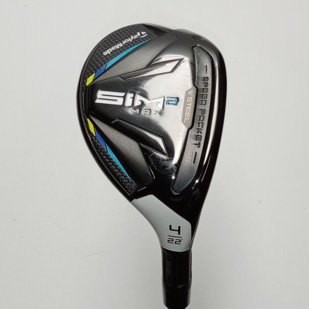 SIM2MAX U4 22° KBS MAX MT85 S ヘッドカバー付き MAX SIM2 KBS 4⁄KBS