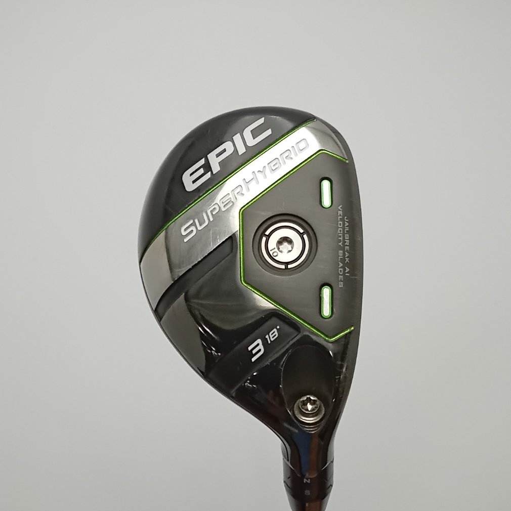 美品　EPIC Super Hybrid 3 18°　純正ディアマナ　55S EPIC SUPER HYBRID 3H 18° S Diamana 55 for Callaway｜Alpen Online