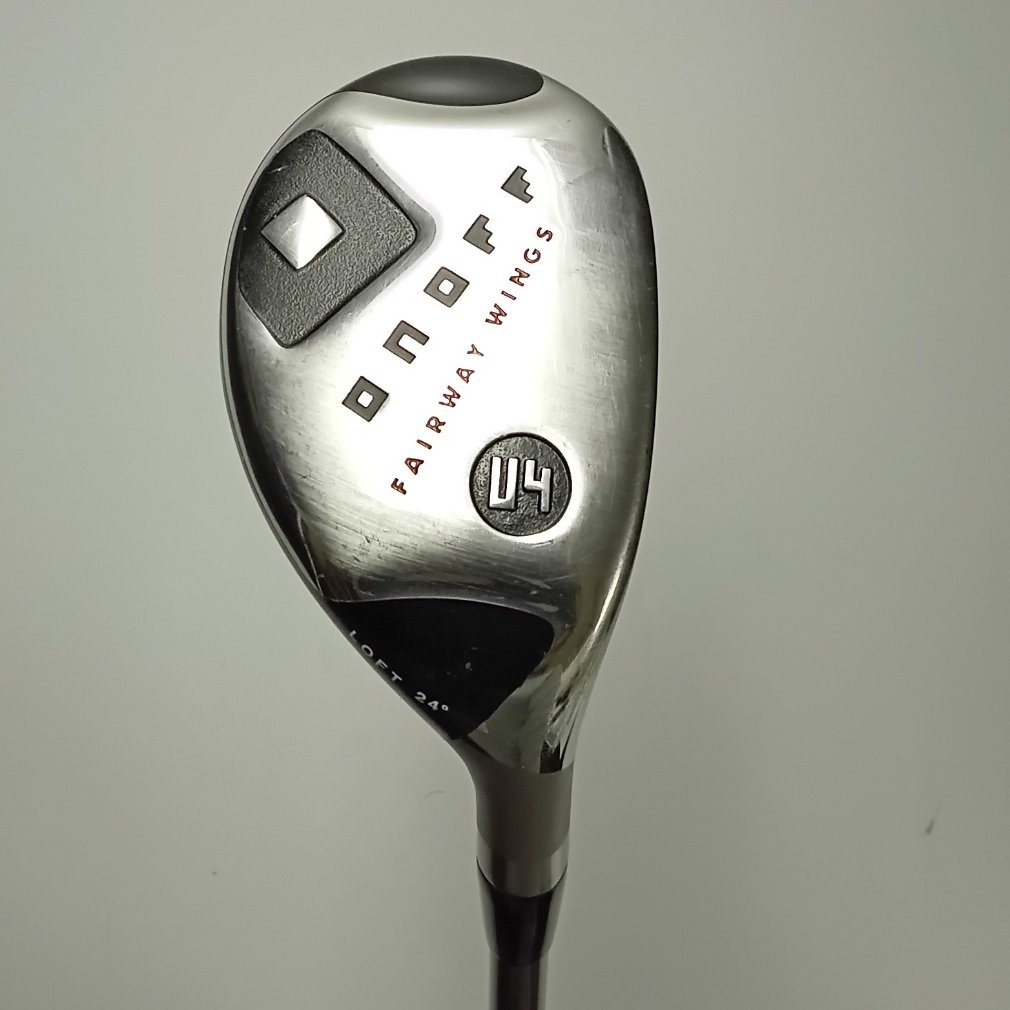 ONOFF FAIRWAY WINGS U4 U5 2本セット ONOFF FAIRWAY WINGS KURO (2017) U4 24° S SMOOTH KICK MP-717I