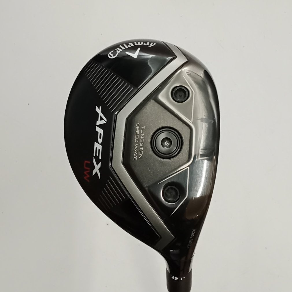 ◇新品同様◇キャロウェイ APEX UW◇21°◇テンセイ純正Sシャフト APEX UW (2025) 21 21° S TENSEI BLACK SILVER 70 for Callaway｜Alpen