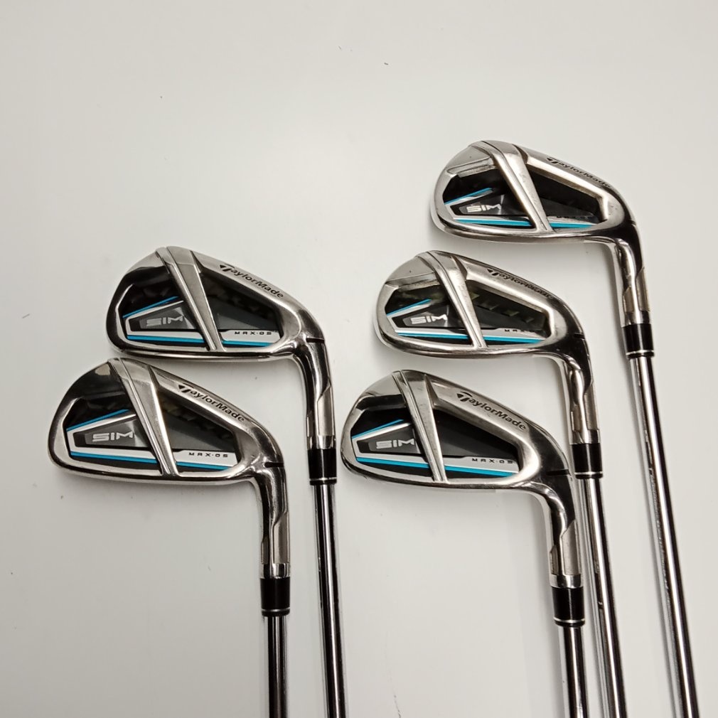 SIM MAX 5番アイアン / KBSスチールシャフト Sフレックス TaylorMade 