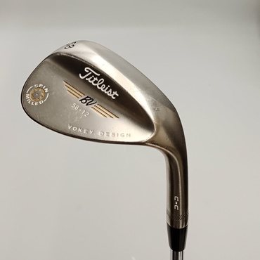 Vokey　SPIN　MILLED　C-C　ブラックニッケル WG 58°  12°  S200 Dynamic　Gold