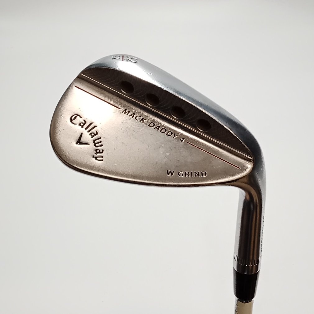 MACK DADDY 4 MILLD ｸﾛﾑﾒｯｷ W-GRIND ウェッジ Dynalite Gold[その他