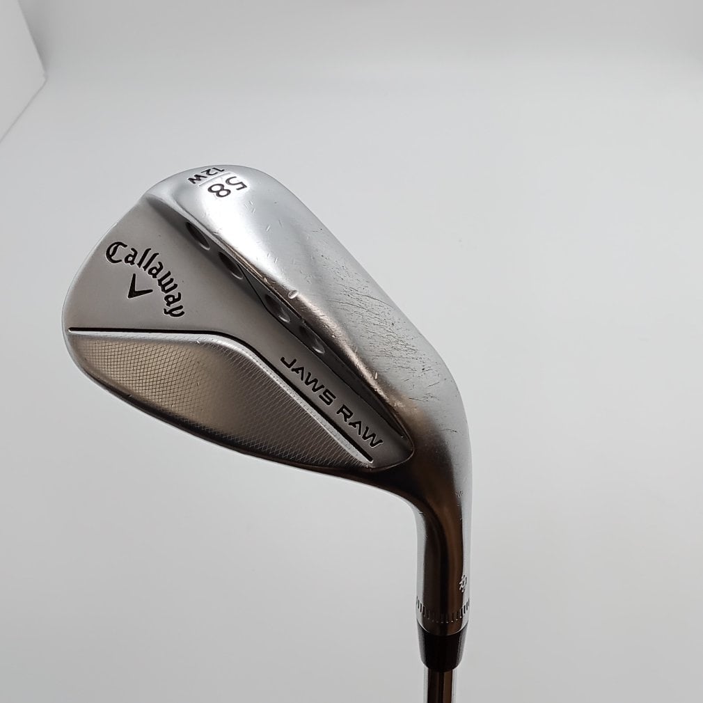 CALLAWAY JAWS RAW 22 CHROME 58 S 12 W NS CALLAWAY JAWS RAW 22