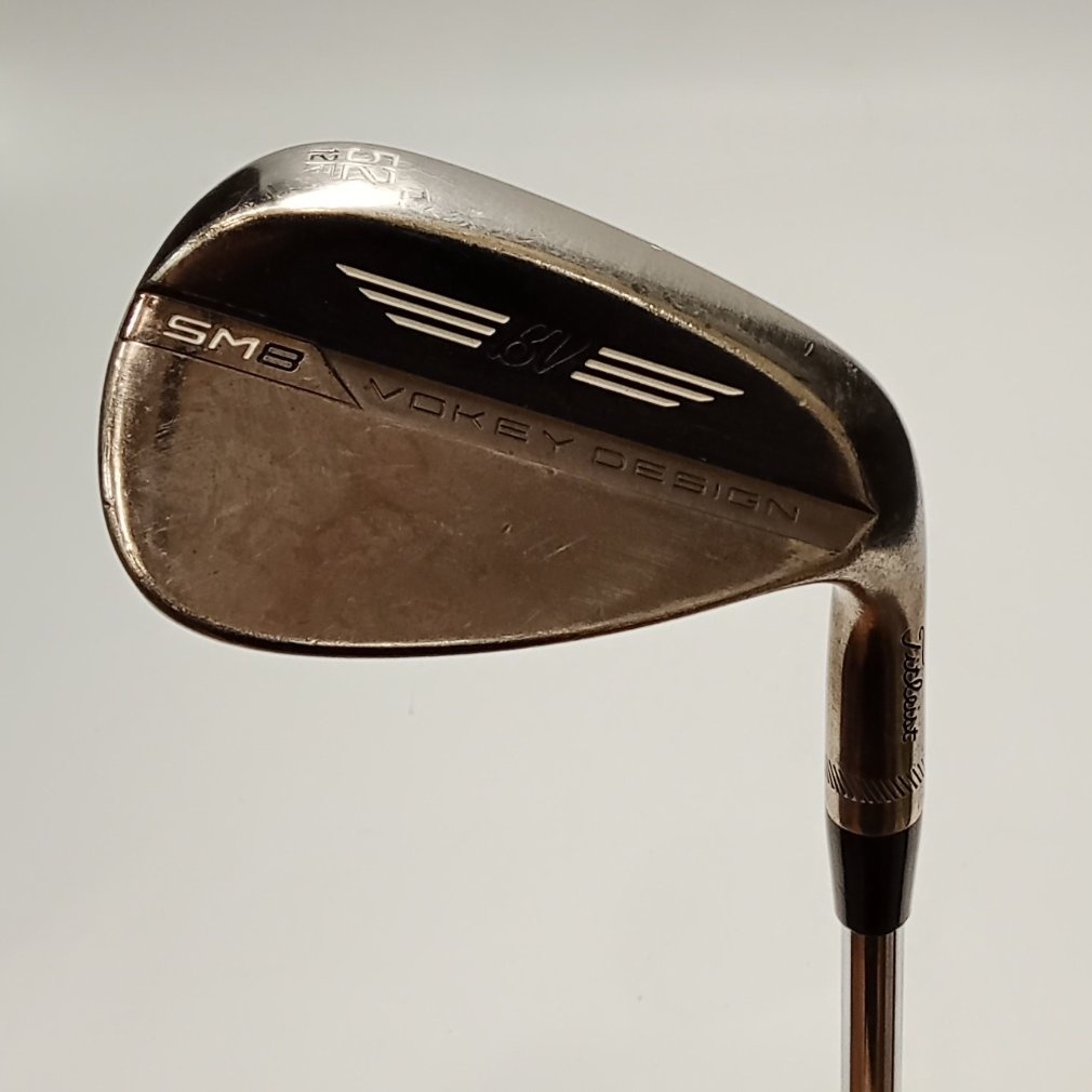 VOKEY SM8 ﾌﾞﾗｯｼｭﾄﾞｽﾁｰﾙ WG 52F°  12°  S200 Dynamic Gold(-)