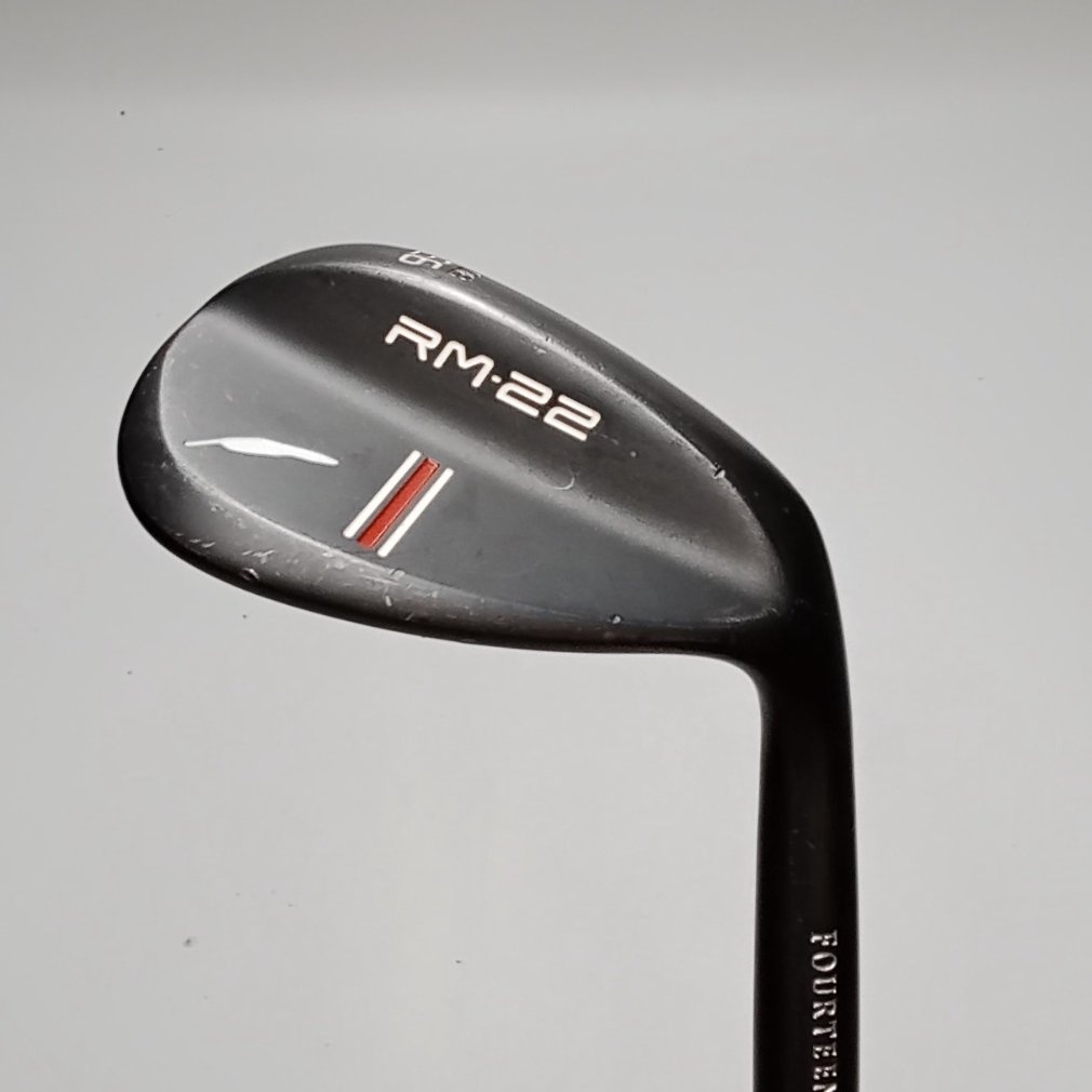 RM-22 ﾉｰﾒｯｷ ﾏｯﾄﾌﾞﾗｯｸ仕上げ ウェッジ 56° 8° WEDGE N.S.PRO 950GH HT