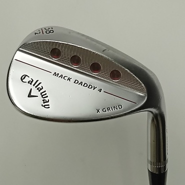 MACK　DADDY　4　MILLD　クロムメッキ　X-GRIND ウェッジ 58°  12°  wedge n.s.pro modus3 wedge 115