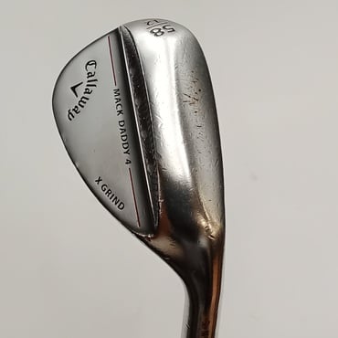 MACK　DADDY　4　MILLD　クロムメッキ　X-GRIND ウェッジ 58°  12°  S400 Dynamic　Gold