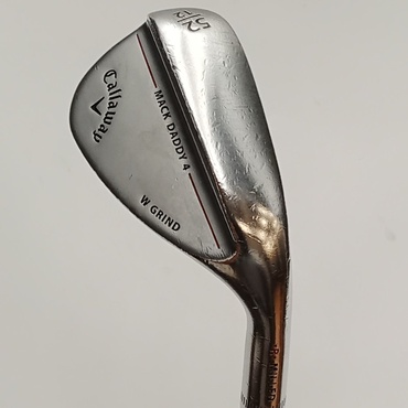 MACK　DADDY　4　MILLD　クロムメッキ　W-GRIND ウェッジ 52°  12°  S400 Dynamic　Gold