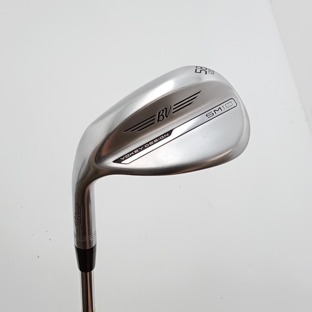【レフティ】Vokey SM10 56度 Sグラインド ウェッジ VOKEY SM10 ツアークローム レフティ ウェッジ 58D° 12° S N.S.PRO