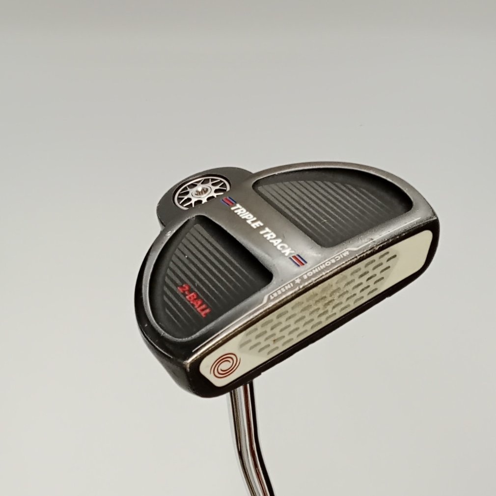 □オデッセイ□TRIPLE TRACK 2-BALL□34□STROKE LAB BLACK□中古□