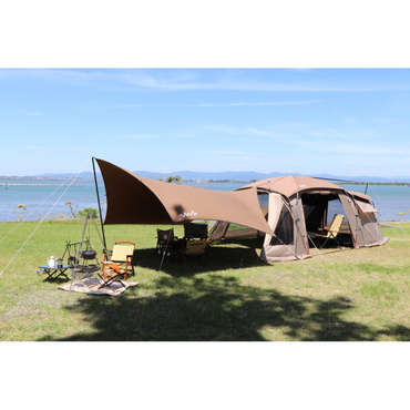 2ルームテント AOD3 ＋ TCタープ サイドウォール ＋ アジャスタポール×2本 セット