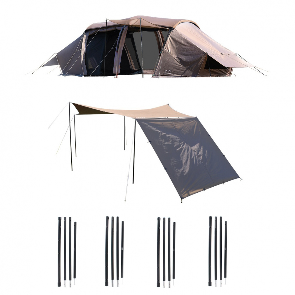 AOD-4 ＋ TCタープ サイドウォール ＋ アジャスタブルテントポール 4本