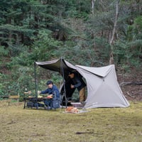 100％完全遮光ヘキサ型キャンプシェードL