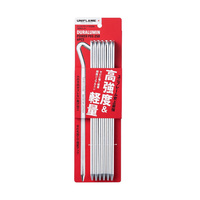 チタンペグ(30cm8本/24cm16本)とハンマー(UNIFLAME)のセット 30cmペグ チタン製 4本セット テントペグ 超軽量 強靭 頑丈 設営用具