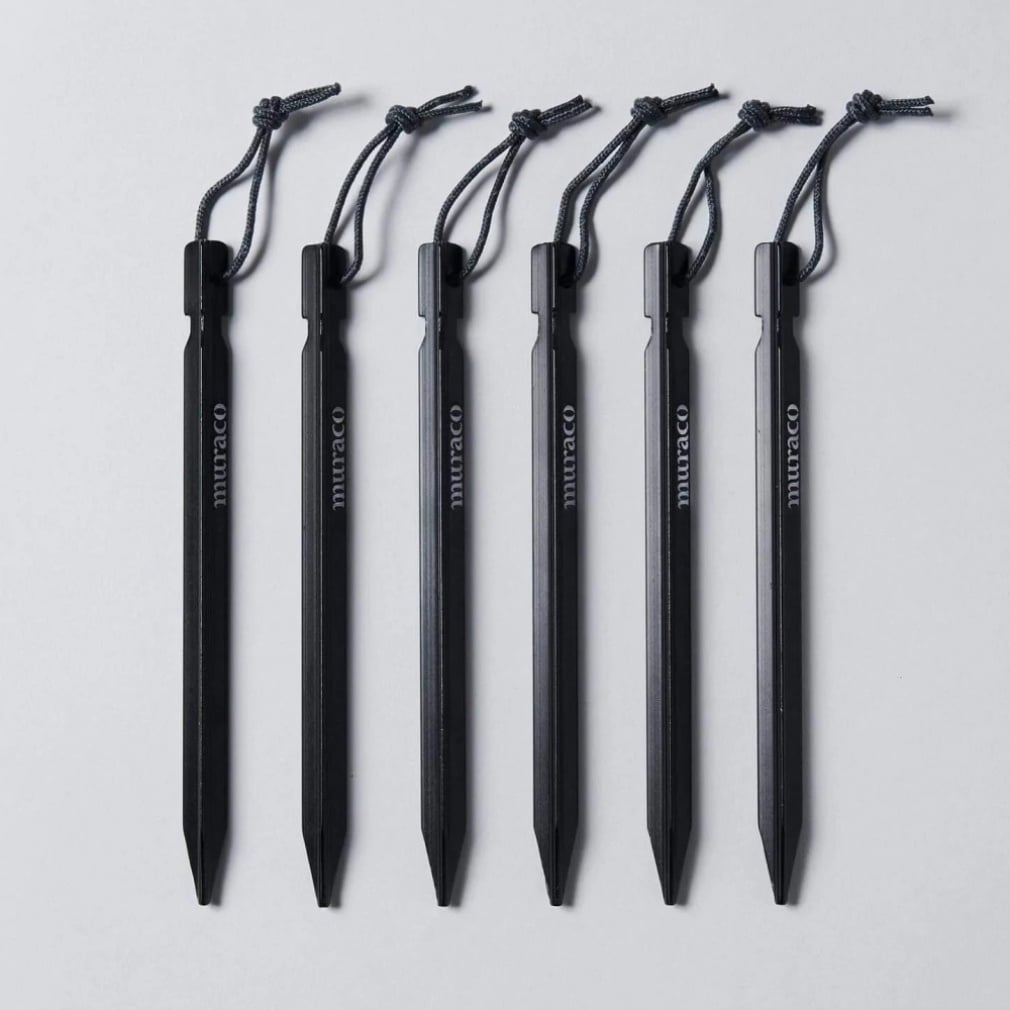 ムラコ Y-SHAPED PEGS MTA5200020 キャンプ ペグ/ハンマー : BLACK