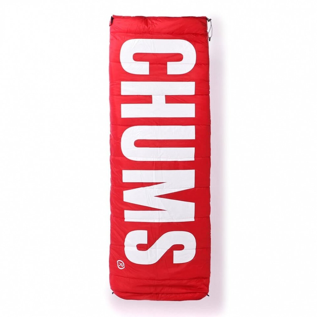 `X CHUMS Logo Sleeping Bag 5 CH09-1250 R001 Lv Vt : Red CHUMS