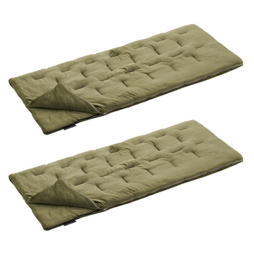 丸洗いやわらか あったかシュラフ・-2 2点セット