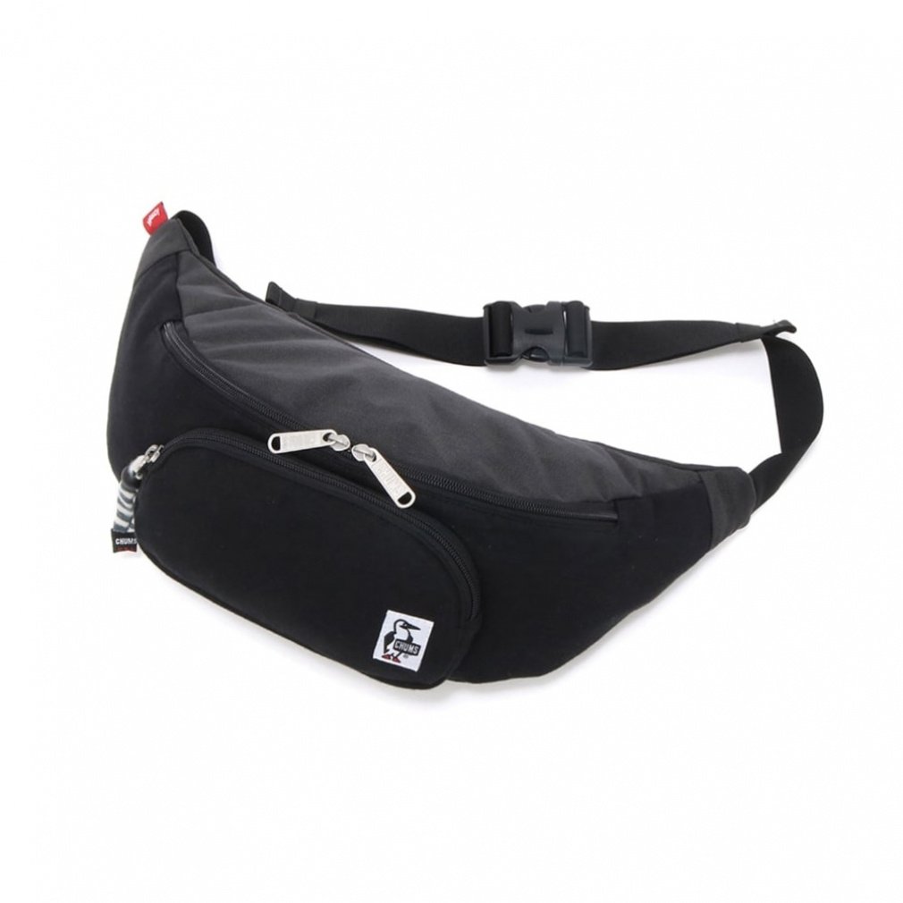 2025t `X Fanny Pack Sweat Nylon CH60-3973 K018 gbLO EGXgobN {fBobO : Black/Charcoal CHUMS