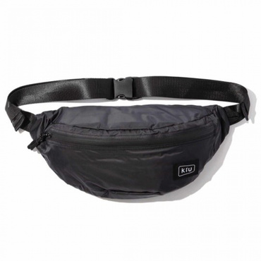 キウ WATERPROOF BODY BAG ブラック (K84-900) トレッキング ウエストバック ボディバッグ 防水 KiU