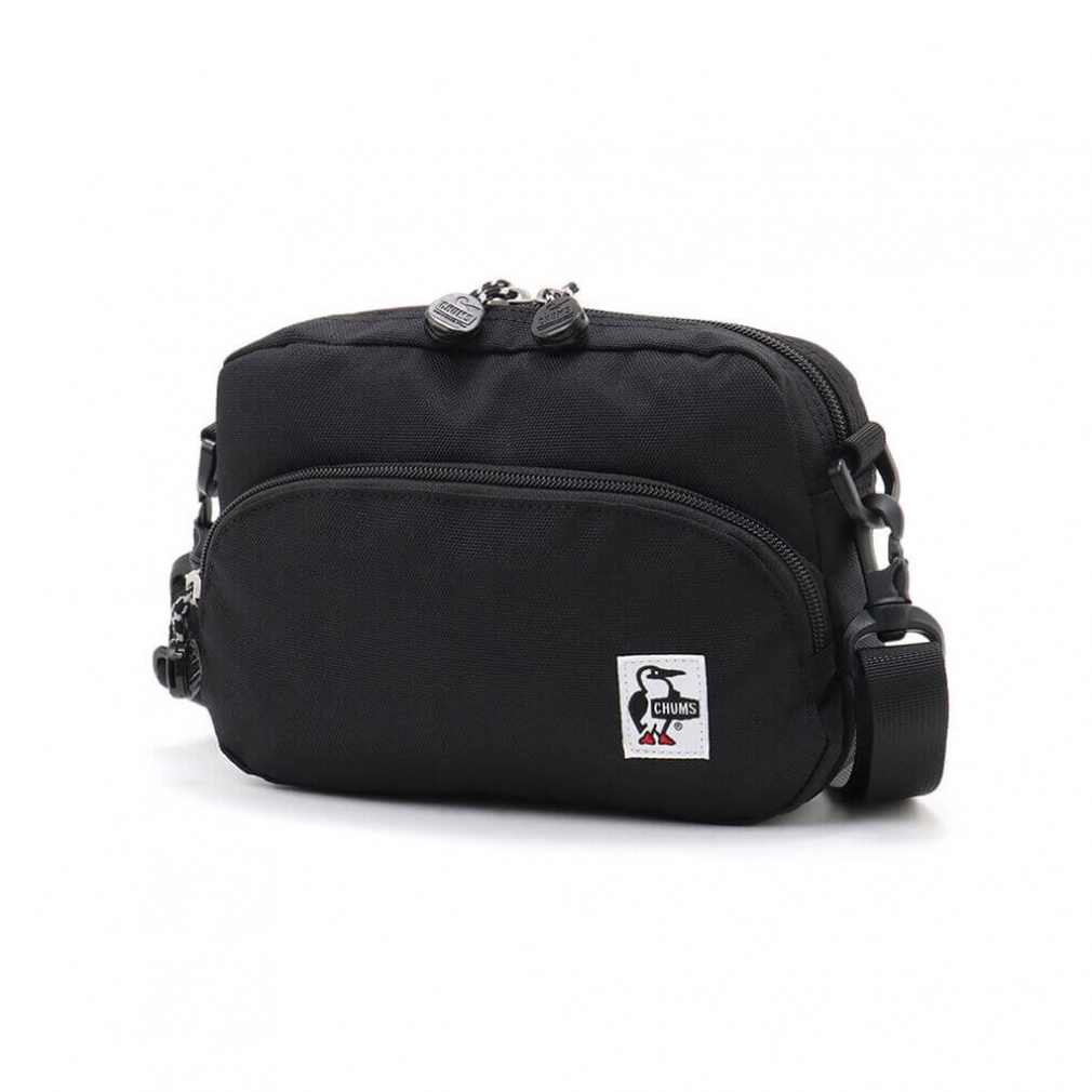 2025t `X Recycle Shoulder Pouch CH60-3966 K001 gbLO obO V_[ |[` : Black CHUMS