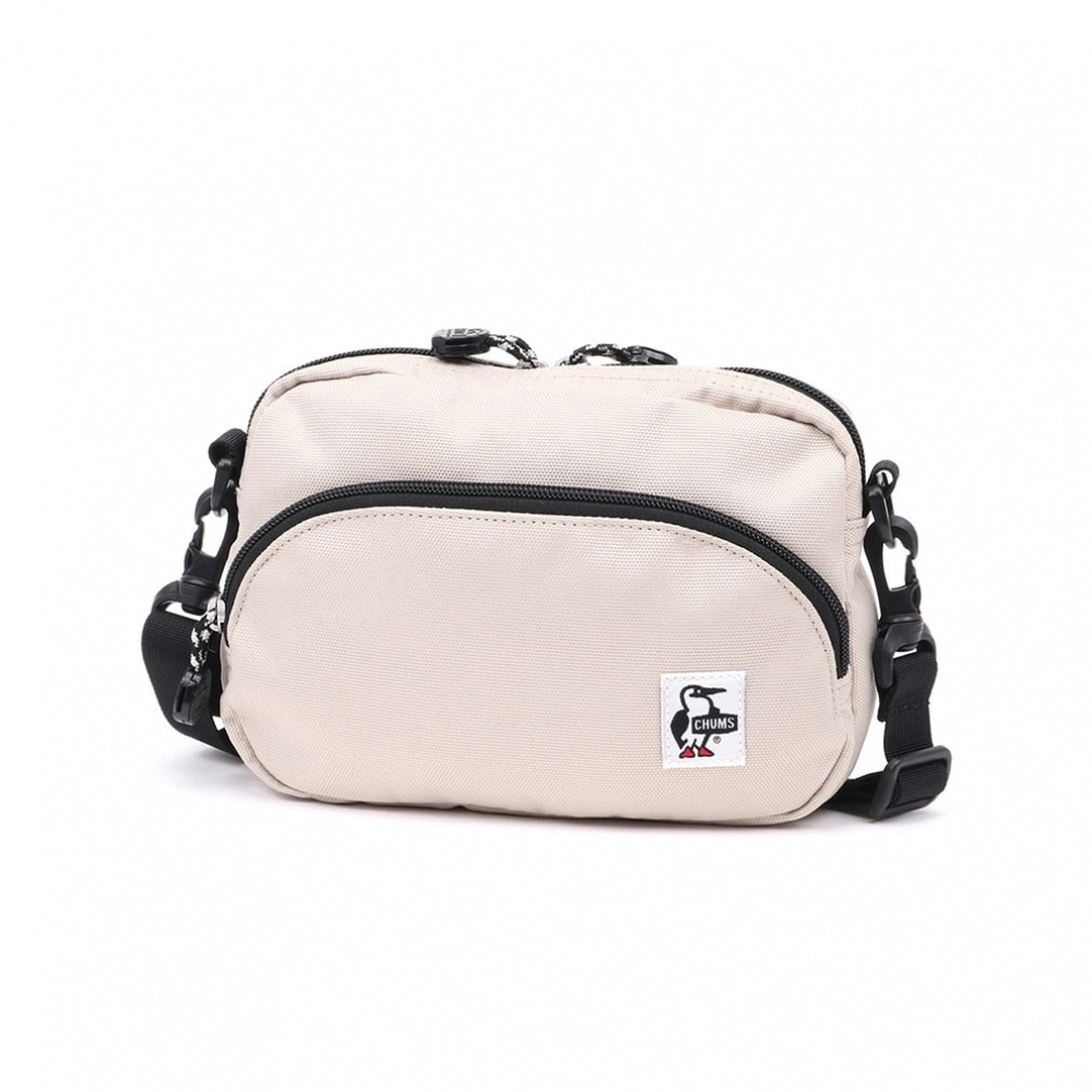 2025t `X Recycle Shoulder Pouch CH60-3966 G057 gbLO obO V_[ |[` : Greige CHUMS