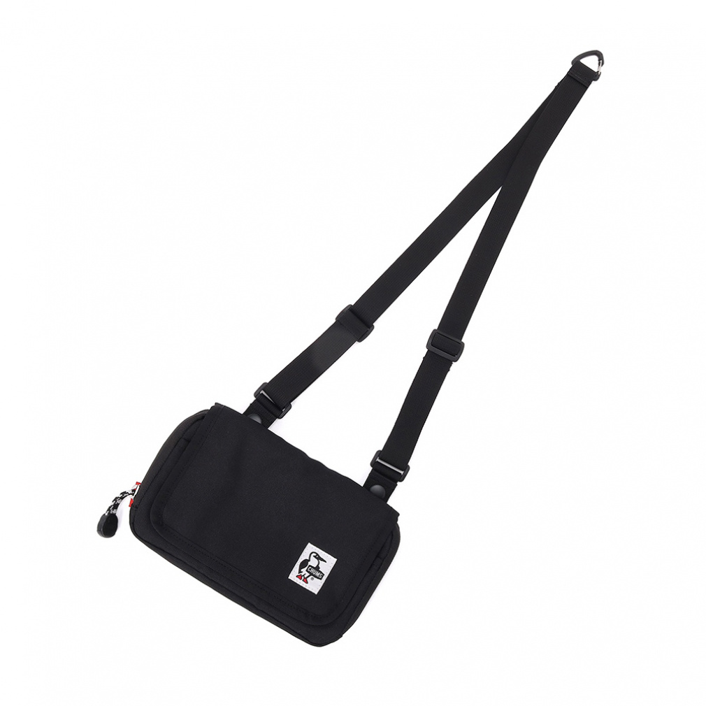 2026�t�� �`�����X Recycle Wallet Shoulder Pouch CH60-4094 K001 �o�b�O �V�����_�[ ���z ���K���� �R�C���P�[�X : Black CHUMS